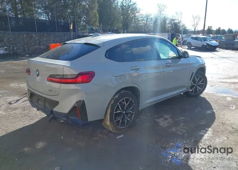 2025 BMW X4 xDrive30I z USA, uszkodzony, nr VIN 5UX33DT0XS9Z61810
